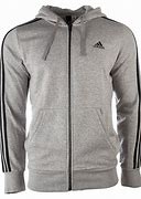 Image result for Grey Adidas Three Stripe Hoodie