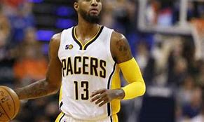 Image result for Paul George Doing a Basket