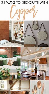 Image result for Decorating with Copper
