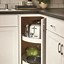 Image result for Countertop Corner Appliance Cabinet