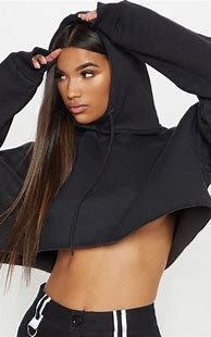 Image result for Oversized Cropped Sweatshirt