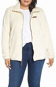 Image result for Columbia Girls Fleece White and Black Jacket