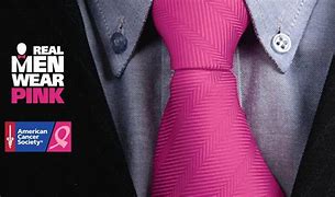 Image result for american cancer men wear pink logo
