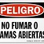 Image result for Bilingual No Smoking Signs