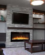 Image result for Modern Electric Fireplace Insert
