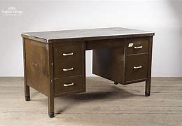 Image result for Antique Metal Desk