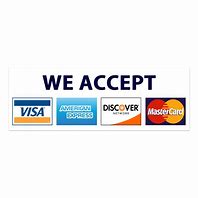Image result for We Accept Credit Debit Card Logos