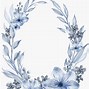 Image result for Blue Flower Invitation