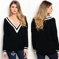 Image result for White Shirt Black Sweater