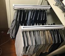 Image result for Pants Hangers Closet Pull Out