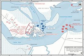 Image result for Siege of Charleston Map