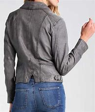 Image result for Gray Leather Motorcycle Jacket