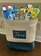 Image result for Cleaning Supplies Gift Basket