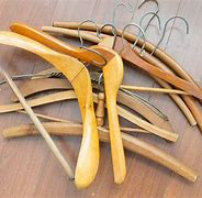 Image result for Wooden Old-Style Spring Clothes Line Spring Hangers