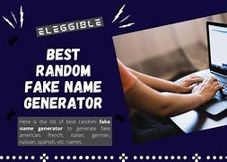 Image result for Fake Name Generator