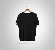 Image result for A Plain Black Oversized T-Shirt On a Hanger Mockup Photo