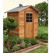 Image result for Small Cedar Garden Shed