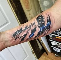 Image result for Ripped Skin Tattoo Arm
