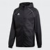 Image result for Adidas Rain Jacket Men Arm Logo Black