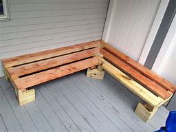 Image result for Corner Deck Bench
