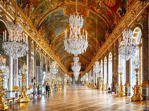 Image result for images versailles hall of mirrors