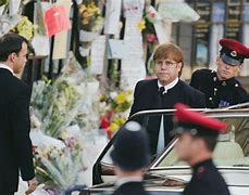 Image result for Elton John Singing at Diana Funeral