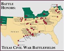 Image result for Texas Civil War Battle Sites Map
