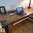 Image result for Rustic Computer Desk with Shelves