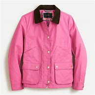 Image result for J.Crew Pink Barn Jacket