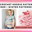 Image result for Crochet Pattern Women Hoodie