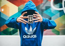 Image result for Blue Adidas Hoodie Roblox