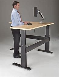 Image result for L-shaped Stand Up Desk