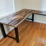Image result for Small Rustic Desk Reclaimed