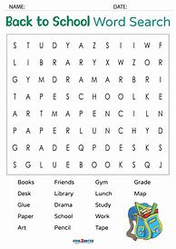Image result for Word Search for Middle Schoolers