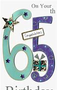 Image result for Birthday Cards for Turning 65