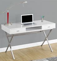 Image result for Computer White Desk Furniture