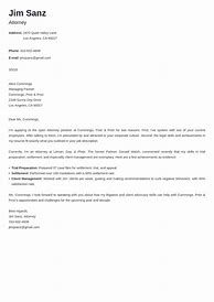 Image result for Lawyer Cover Letter