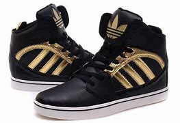 Image result for Adidas High Top Shoes Gold