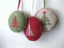 Image result for Felt Christmas Ornaments