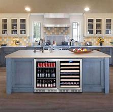 Image result for Combination Wine and Beer Fridge