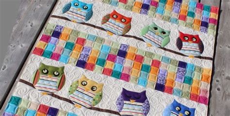 Owls Baby Quilt With Up Down Turn Around Owls – Quilting Cubby   Owl  