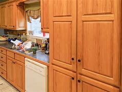 Image result for White Kitchen Cabinets with Butcher Block