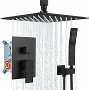 Image result for Ceiling Rain Shower Head with Handheld Spray