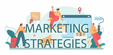 Marketing Strategies Typographic Header. Travel Company Promotion Stock ...