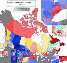 Image result for Canada Electoral Map