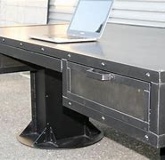 Image result for Industrial Steel Desk