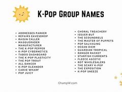 Image result for Good Kpop Usernames