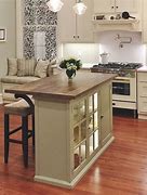 Image result for Small Kitchen Island with Seating Plans