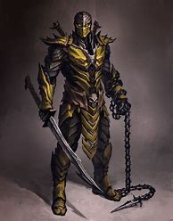 Image result for Mortal Kombat 1 Scorpion Concept Art