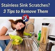Image result for Stainless Steel Sink Scratches Remove